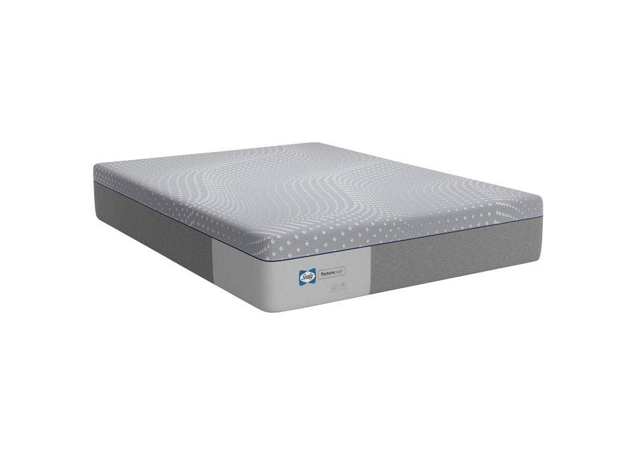 Sealy | King Posturepedic Lacey Firm Memory Foam Mattress in a Box | Gray