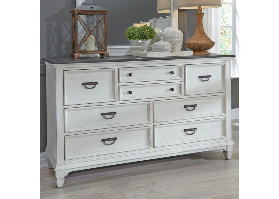 Liberty Furniture | Allyson Park 8 Drawer Dresser | White