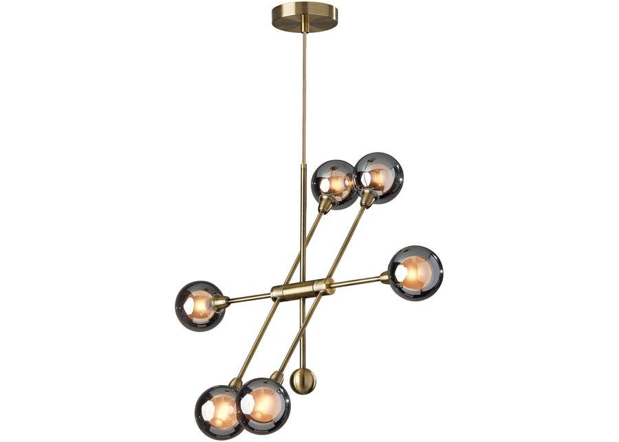 Adesso | Dalton Pendant Lamp | Antique Brass