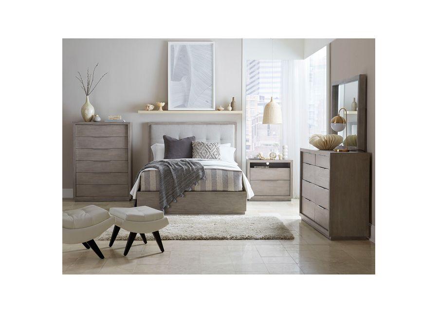 Modus Furniture International | King Oxford 4 Piece Panel Room Group | Mineral