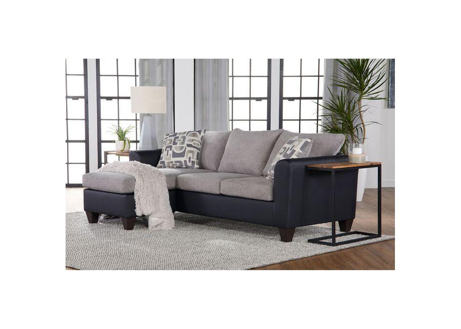 Journey Black Sofa Chaise