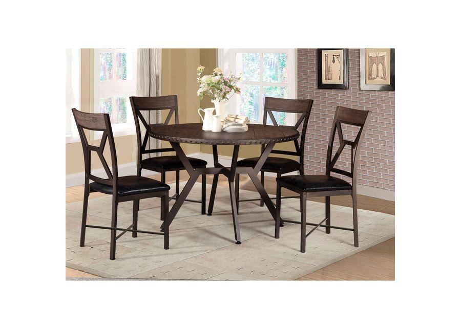 Titanic Furniture | Catania 5 Piece Dining Set | Brown