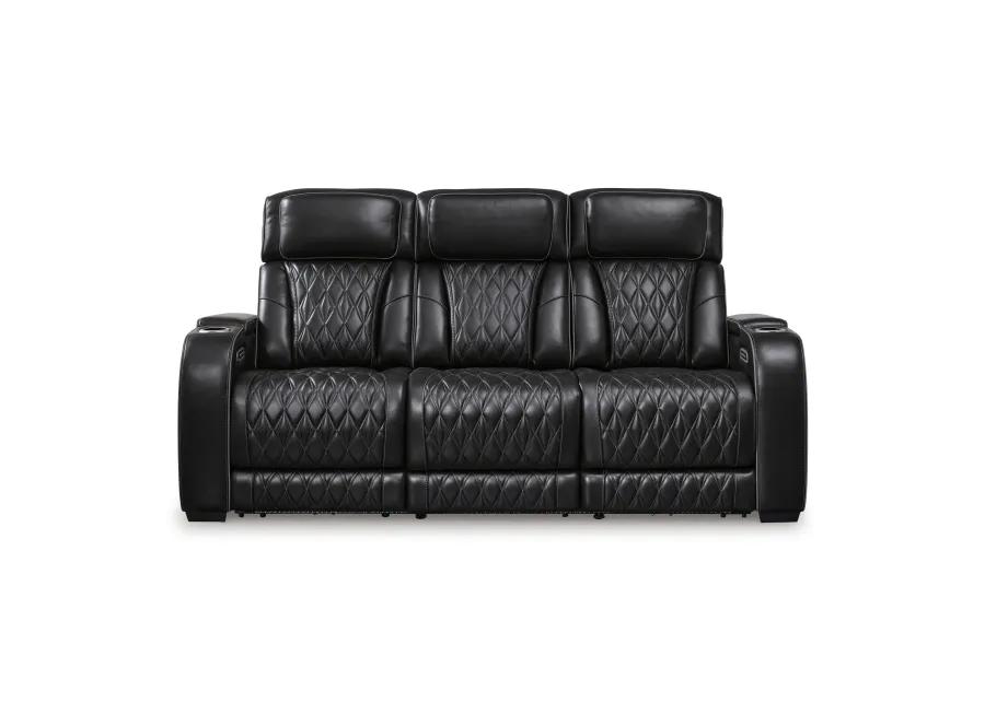 Ashley Furniture | Boyington Power Reclining Sofa | Black