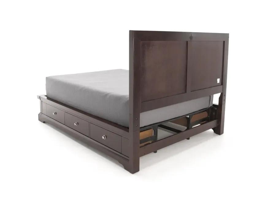 Direct Designs® French Quarter Queen Bed with 2 Side Storage Bed