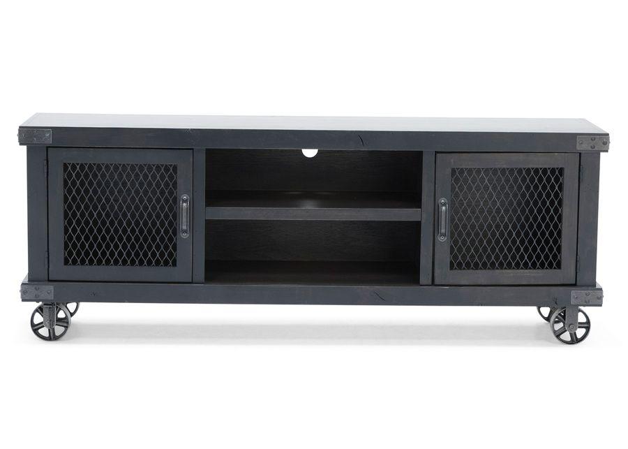 Industrial Ghost Black 74" Entertainment Console