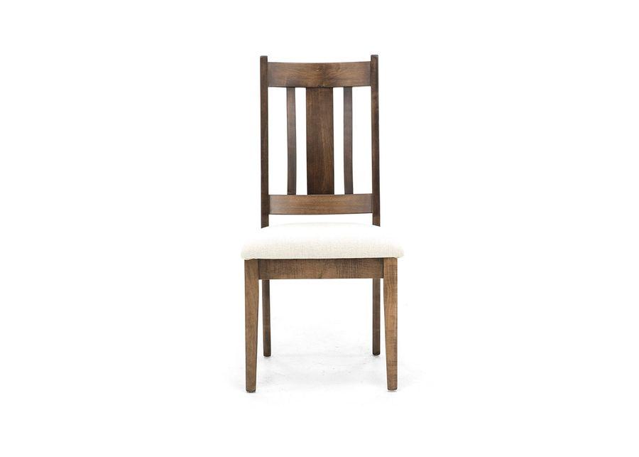 Mason Upholstered Side Chair in Walnut