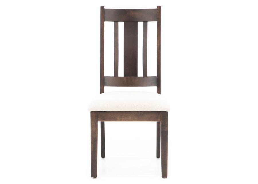 Mason Upholstered Side Chair in Walnut