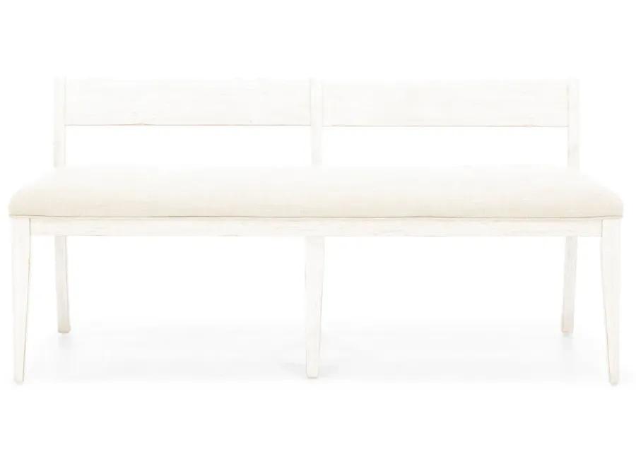 Farmhouse Reimagined Upholstered Bench