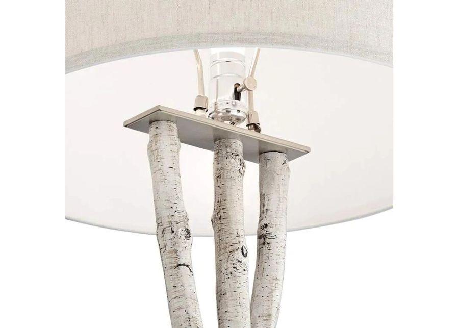 Faux Birch Tree Floor Lamp 68.5"H