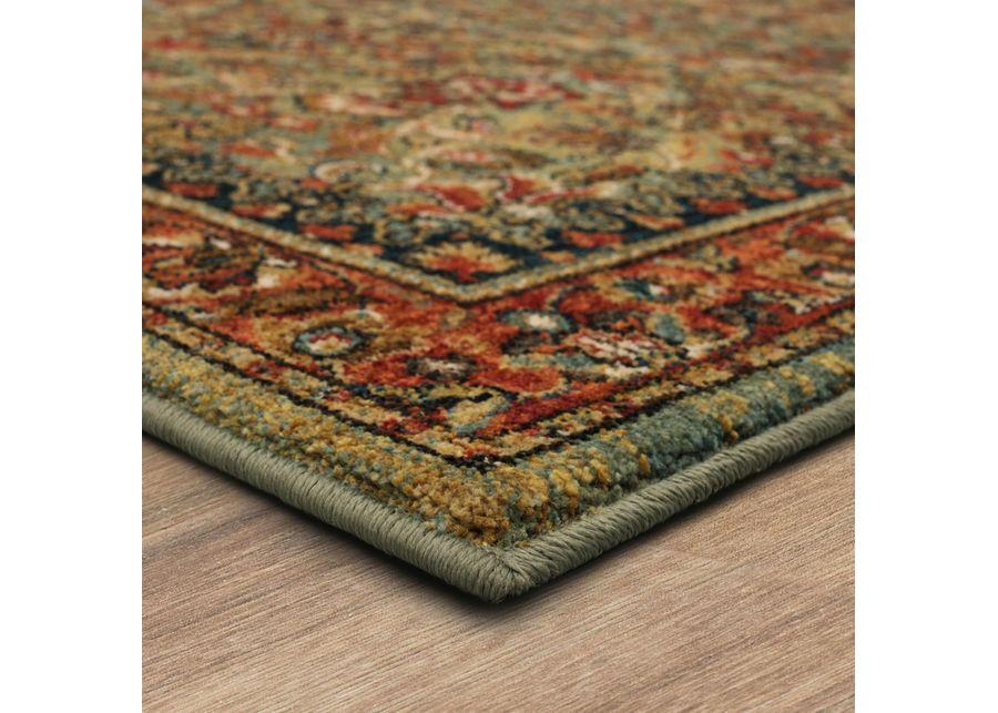 Spice Market Aqua Area Rug 8'W x 11'L