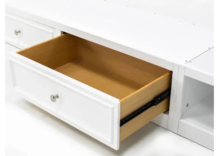 Madison Underbed Storage (Two Drawers & Cubby)