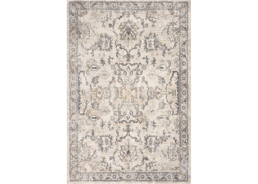 Hugo Ivory Farrah Area Rug 7'10"W x 9'10"L