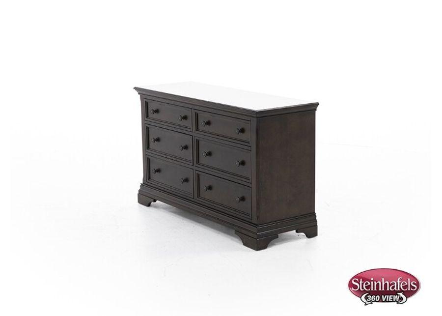 Stella 6 Drawer Dresser in Brown