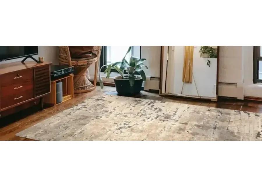 Theory Taupe/Grey Area Rug 7'10"W x 10'10"L