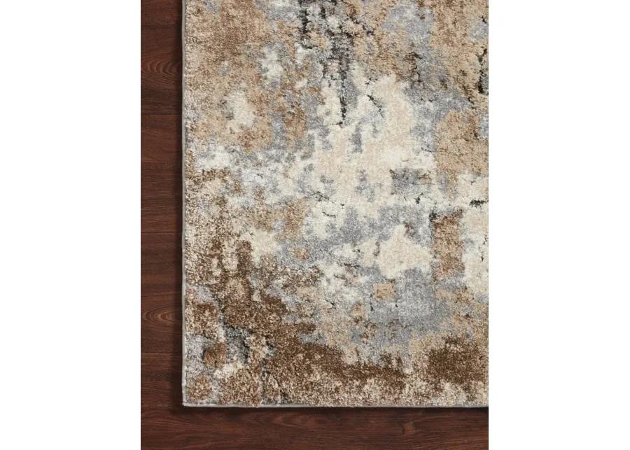 Theory Dove/Bark Area Rug 7'10"W x 10'10"L