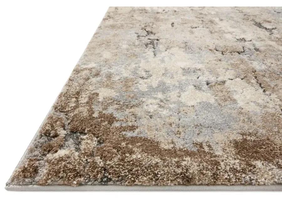 Theory Dove/Bark Area Rug 7'10"W x 10'10"L