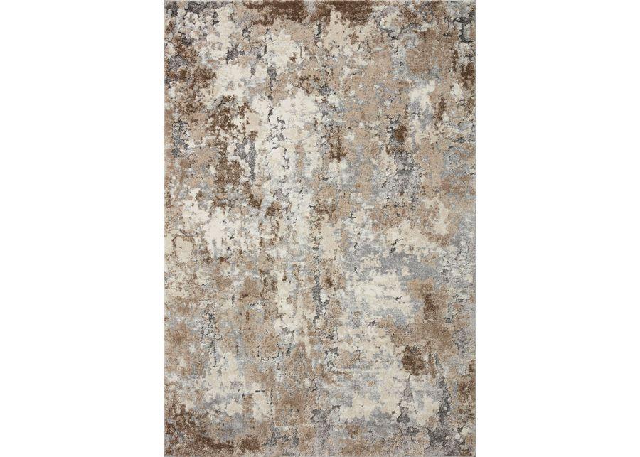 Theory Dove/Bark Area Rug 7'10"W x 10'10"L