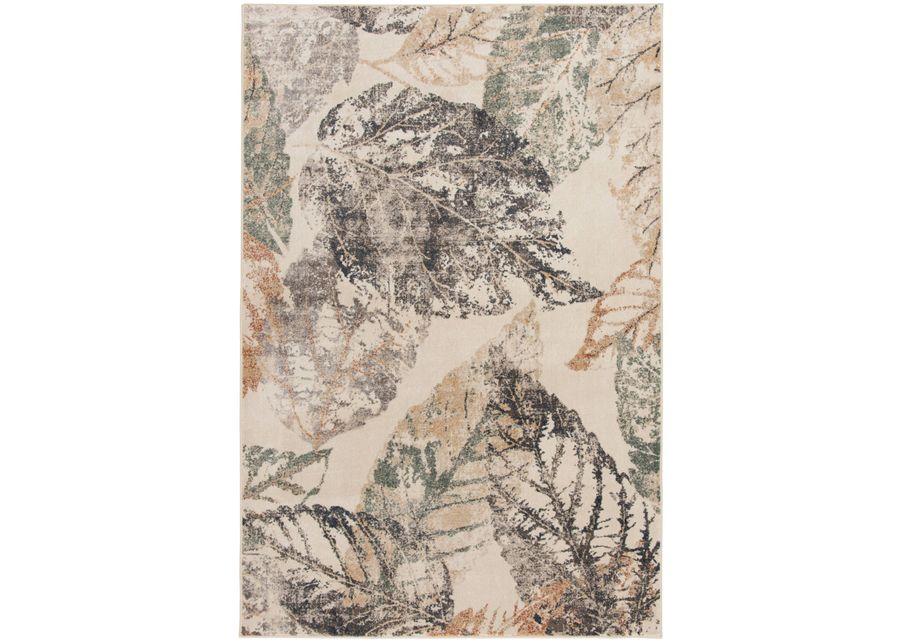 Montville Fall Leaves Area Rug 5'W x 7'3"L