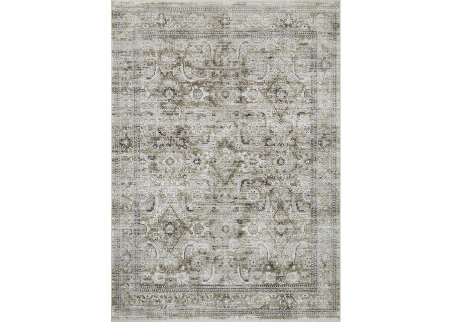 Bonney Moss/Stone Area Rug 5'3"W x 7'6"L