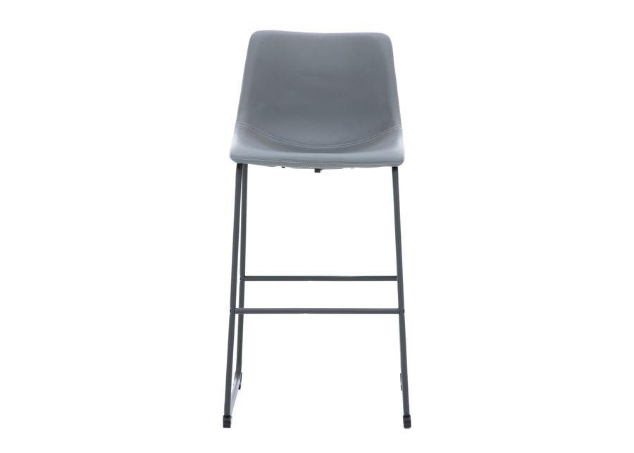 Leigh 29" Upholstered Bar Stool, Grey