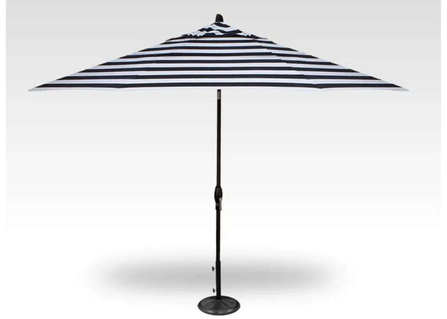 3-Pc 11' Auto Tilt Kinzie Stripe Umbrella