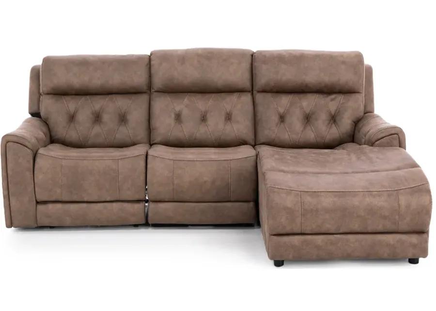 Canyon 3-Pc. Fully Loaded Reclining Chaise Sofa