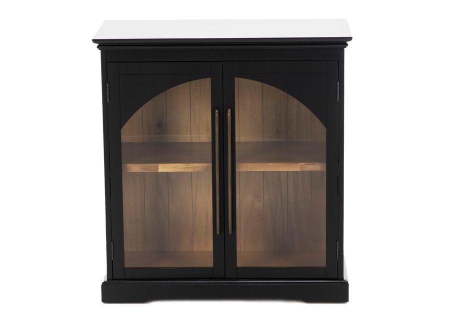 Essential Archibald Black Two Door Cabinet