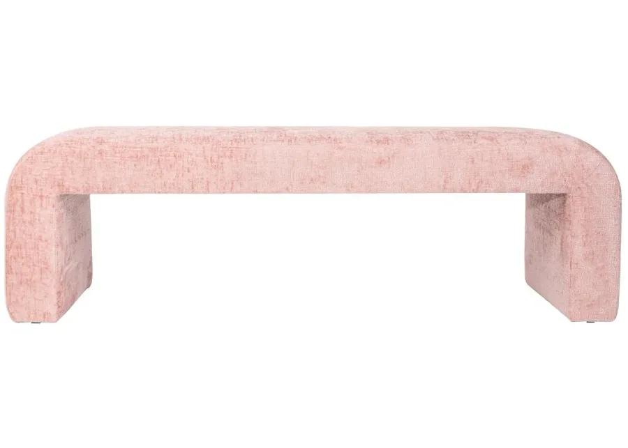 Shay 60" Bench in Pink