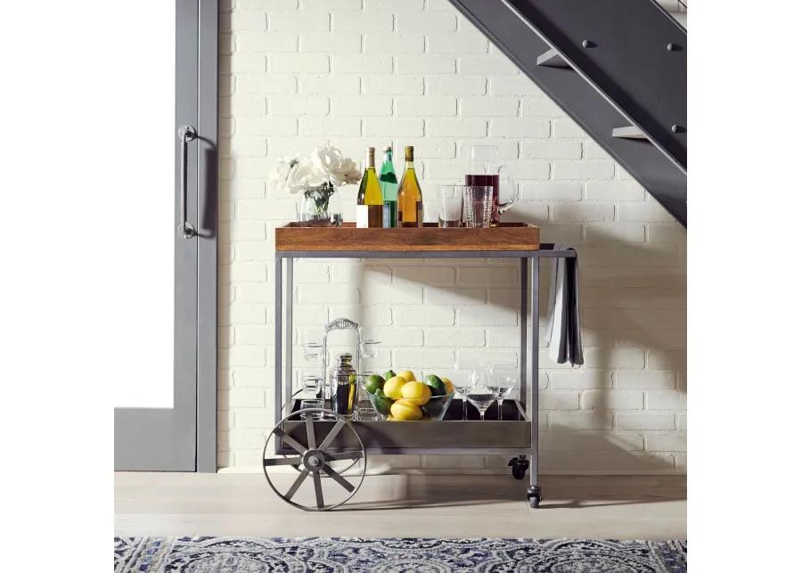 Raven Accent Bar Trolley