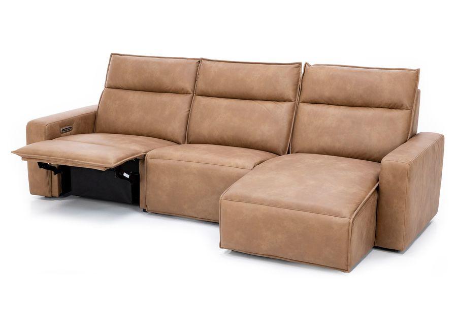 Direct Design Reinvent Your Space 3-Pc. Power Headrest Reclining Chaise Sofa