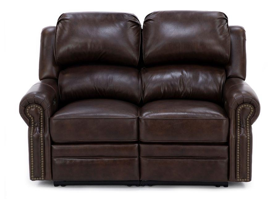 San Juan Leather 2-Pc. Power Reclining Loveseat