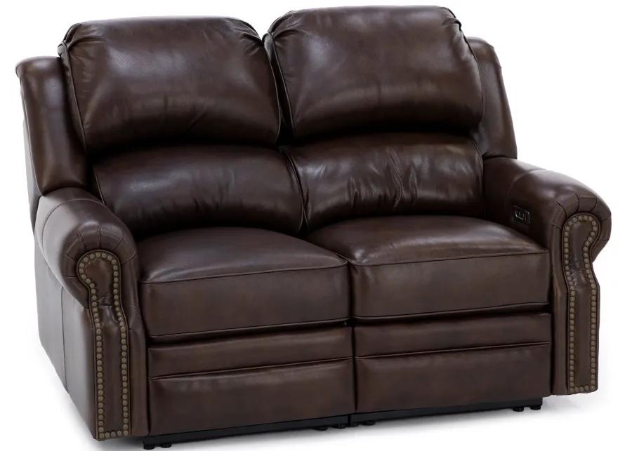 San Juan Leather 2-Pc. Power Reclining Loveseat