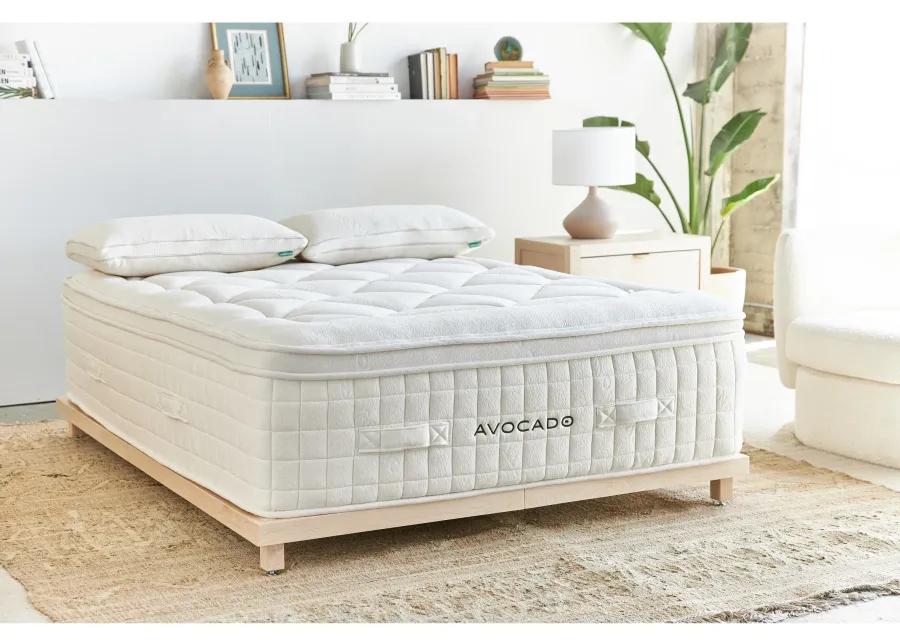 Luxury Organic Pillowtop Plush Queen Mattress