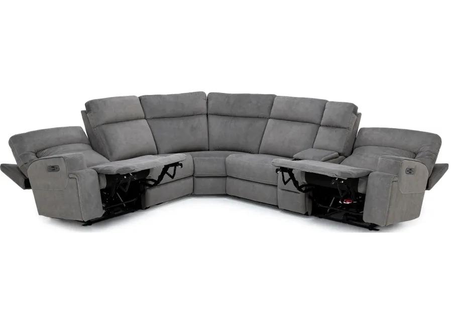 Royal 6-Pc. Fully Loaded Zero Gravity Reclining Modular with Wireless Remote