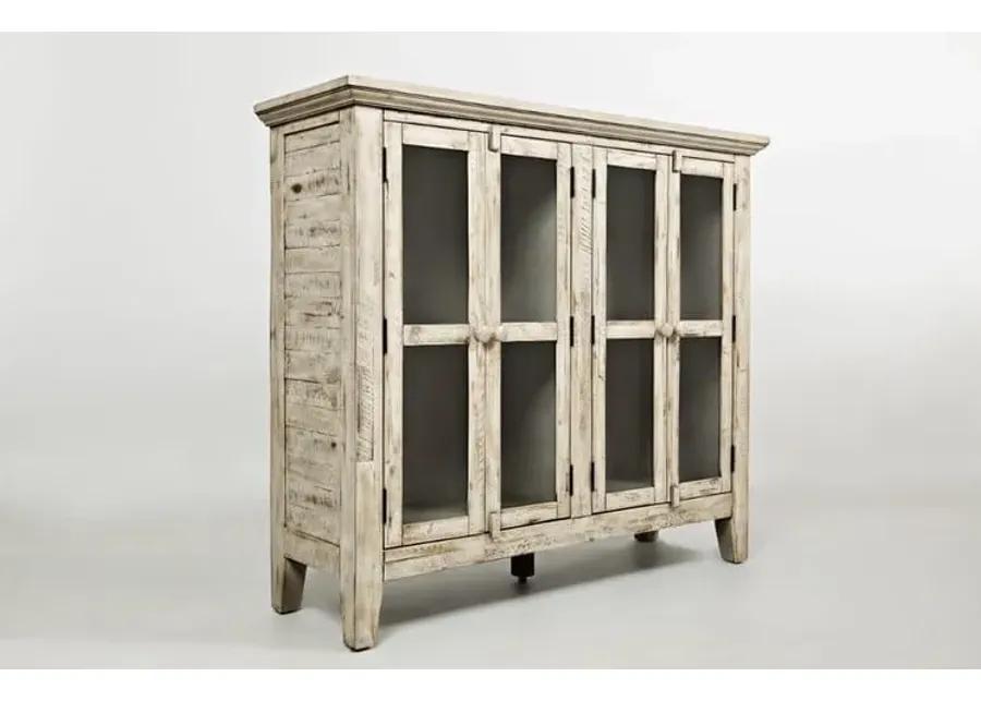 Rustic Shores Scrimshaw 4 Door High Cabinet