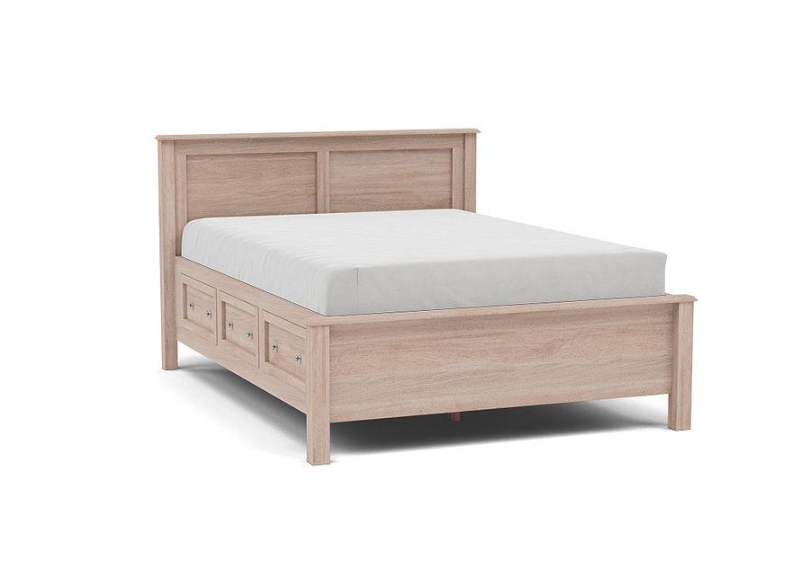 Witmer Taylor J Queen Storage Bed with 45" Headboard in Finish 39