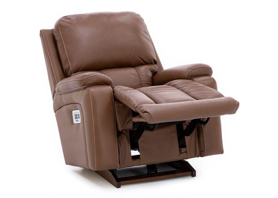 Greyson Leather Fully Loaded Rocker Recliner with Wireless Remote