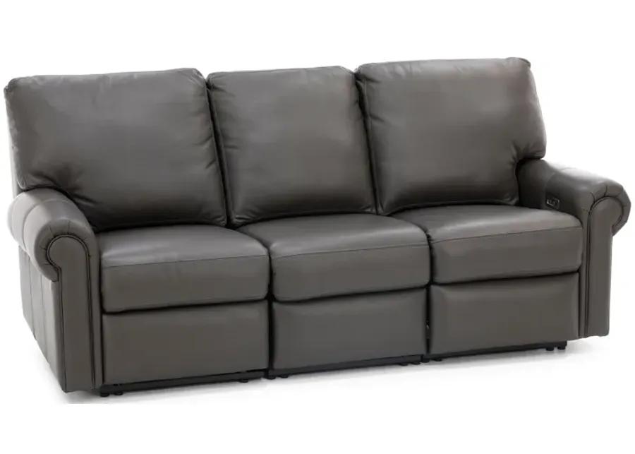 Design and Recline Fairfax Leather Power Reclining Sofa