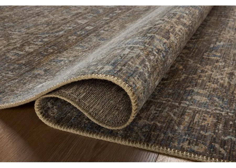 Heritage Lagoon/Tobacco Area Rug 9'W x 12'L