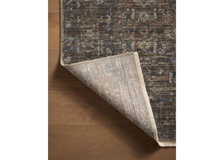 Heritage Lagoon/Tobacco Area Rug 9'W x 12'L