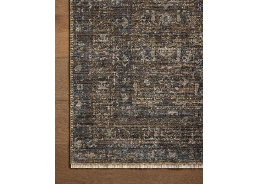 Heritage Lagoon/Tobacco Area Rug 9'W x 12'L