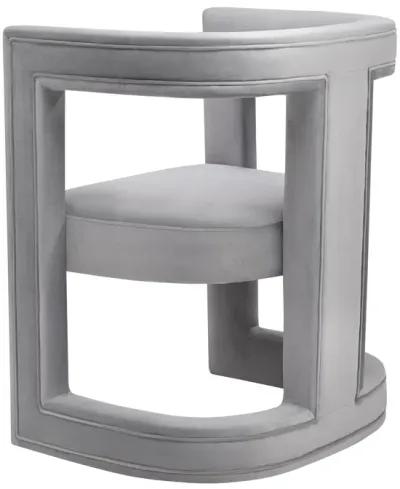 Ada Grey Velvet Chair