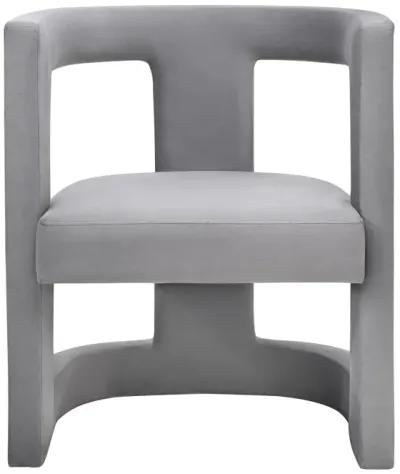 Ada Grey Velvet Chair