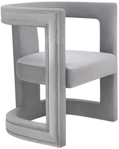 Ada Grey Velvet Chair