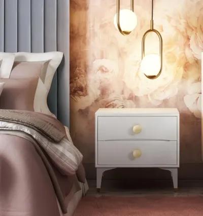 Divine White Nightstand