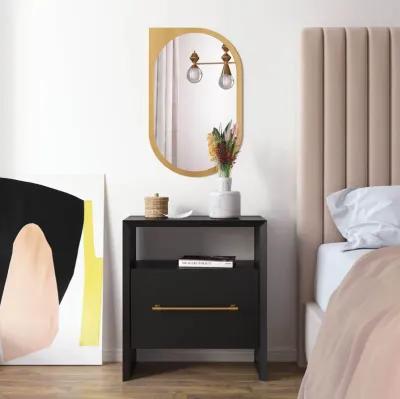 Libre Black Nightstand