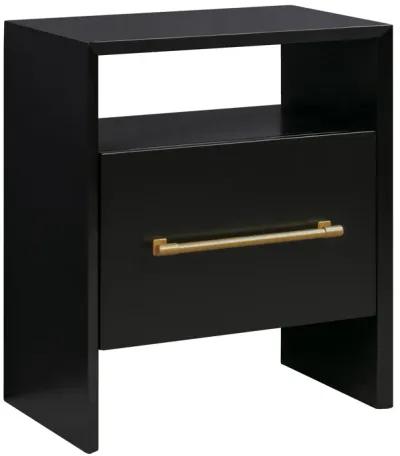 Libre Black Nightstand