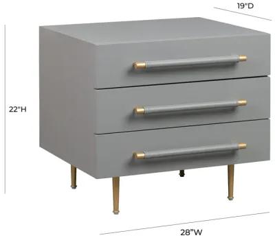 Trident Grey Nightstand