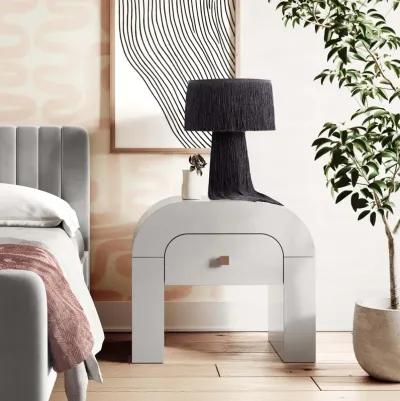 Hump White Nightstand