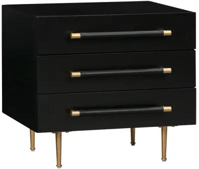 Trident Black Nightstand